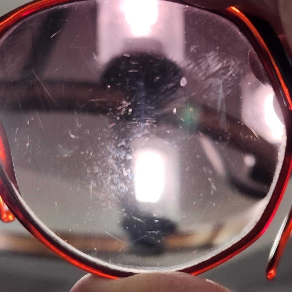 Vintage 1970s Dior 2259 30 Sunglasses OPTYL Red Frames GERMANY O-124 - Picture 13 of 16